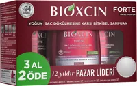 BIOXCIN FORTE Shampoo 3 für 2 - Gegen Intensiven Haarausfall - Wirksam & Schnell - Mit Bio Complex B11 - 3x300ml