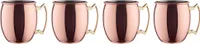 BUTLERS MOSCOW MULE 4x Becher glänzend 470ml