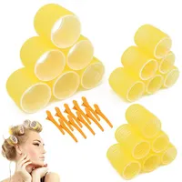 Lockenwickler-Sets in Jumbogröße, mit Selbstgriff, Lockenwickler für den Friseursalon, 4,4 cm lange Lockenwickler, 2 Packungen