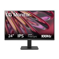 LG Full HD Monitor 24MR400-B.AEUQ - 24 Zoll, IPS Panel, FreeSync, VESA FDMI, 100Hz, Schwarz