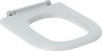 Geberit Selnova Comfort - WC Sitz Square, barrierefrei, ohne Decckel, Weiß 500.794.01.1
