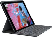 Logitech SLIM FOLIO for iPad the (7th generation) Keyboard Case with Bluetooth (Model: A2197, A2200, A2198), Italian QWERTY layout graphite