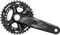 Shimano Deore M4100 Boost Hollowtech Ii Kurbelgarnitur Schwarz 170 mm / 36/26t Schwarz 170 mm