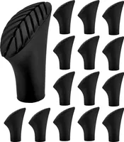 14 Nordic Walking Gummipuffer Pads Asphaltpads Ersatzfüße Trekking Wandern