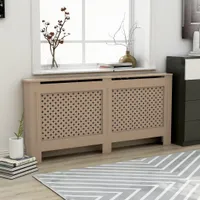 vidaXL Obloženie radiátora 172x19x81,5 cm MDF