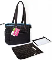 Bam Bam Kinderwagen Tasche Schwarz und Blau