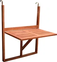 Balkonhängetisch Holzthängetisch Akazienholz 60x40cm