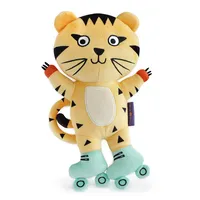 Milk&Moo Skater Cheetah Plüschtier, Niedliches Super-Kuscheltier, Perfekt zum Spielen und Kuscheln, 100% Polyester, 11,4 Zoll