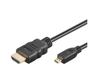 EthernetMini-C HDMI zu HDMI vergoldet für Tablet Laptop 0,5m Mini HDMI Kabel 