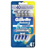 Gillette Sensor3 Comfort Jednorazowe maszynki do golenia, 4 sztuki