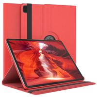 EAZY CASE Tablet Hülle kompatibel mit Apple iPad Pro 12,9" (2020) Hülle, 360° drehbar, Tablet Cover, Tablet Tasche, Premium Schutzhülle aus Kunstleder in Rot