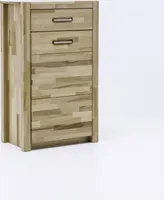 Schuhschrank Dielenschrank Flurkommode Schrank Schuhkommode Flurmöbel "Leduc I" Kernbuche
