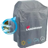 LANDMANN Wetterschutzhaube Premium - 55 x 117 x 90 cm - grau