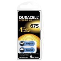 Duracell Hörgerätebatterie DA675 6er Blister