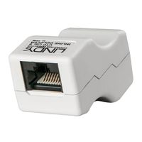 Lindy RJ-45 żeński -> żeński, UTP CAT6 (Line Coupler) RJ45 szary - Adapter kablowy (UTP CAT6 (Line Coupler), RJ45, RJ45, żeński/żeński, szary)