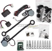 Elektrische universal EFH Fensterheber NACHRÜST-SET KOMPLET 2x Motoren Schalter
