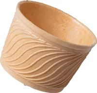 BAZKO Eisbecher Groß | halbsüße Eiswaffeln 6,5 cm / 9 cm | 135 Stück | knusprige Eiswaffel Waffelbecher für Softeis, Gelato, Sorbet | vegan