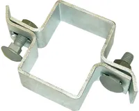 Objímka na stĺpik 60x40 mm priebežná pozinkovaná