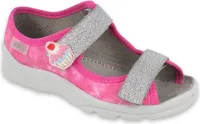 BEFADO Mädchen Hausschuhe Sandalen Max 969X163 cupkake,  Rosa 26