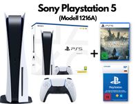 Sony Playstation 5 Konsole mit Laufwerk | Gamer Bundle | inkl. 1x Controller, Spiel: Hogwarts Legacy, PSN-Guthaben | Disk Disc Harry Potter PS5