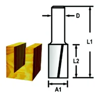 Makita Nutfräser zweischneidig 8 mm - D-47444
