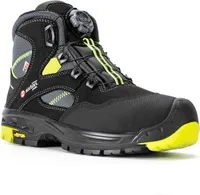 Sixton Sicherheitsstiefel ORTISEI BOA S3 EN ISO 20345:2011 S3 HRO HI WR CI SRC schwarz  Größe 46