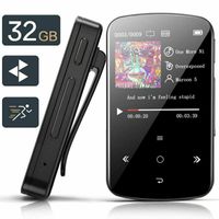 32GB Bluetooth MP3 Player HIFI Musikspieler MP4 FM Radio Touch E-Buch Recorder Berührungssensitiver Bildschirm Display
