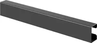 Magnetischer Edelstahl Kabelkanal - schwarz
