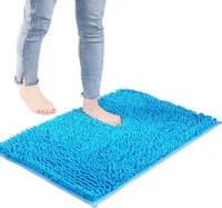 2 kusy Protiskluzová koupelnová rohož 40x60 cm - toaletní rohožka Fluffy Floor Mat nebo koupelnová rohožka do sprchy, vany a na toaletu