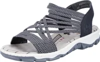Rieker Komfort Sandalen Ribbonstretch/Namur Damen 362D3638383838 Blau 39 EU