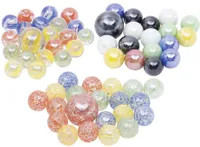 Goki 63927 - Szklane kulki 21 sztuk netto, różne