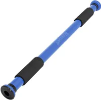 SPORTINATOR Klimmzugstange für Türrahmen 60-102 cm – Stabil, kein Bohren, bis 150 kg belastbar, rutschfeste Griffe, für Oberkörper navy | STR-114