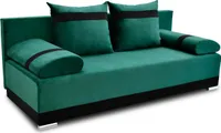 Bonni Schlafsofa ORLEAN, Sofa mit Bettkasten und Schlaffunktionn, Klappsofa, Schlafcouch, Bettsofa, Couch vom Hersteller,Couch, Couchgarnitur, Sofagarnitur königsgrün