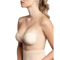 Klebe-BH-Trägerlose klebrige unsichtbare Push-Up-Silikon-BH für rückenfreies  Kleid mit Brustwarzenabdeckungen A-F