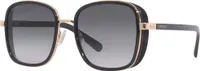 Jimmy Choo Elva-s-2m29o Damen-sonnenbrille Schwarz  Mann Schwarz One Size