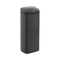 TP Sensor Mülleimer aus Edelstahl, Abfallbehälter für Küche, automatischer  Deckel, eckig, in weiß 30 Liter
