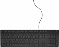 Klawiatura Dell KB216 580-ADHE Mutlimedia Keyboard czarna (QWERTZ)