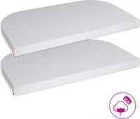 babybay Spannbetttuch 2er Pack Deluxe aus Jersey für OneSize