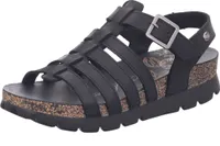 Panama Jack Damen Sandalen SASHA Schwarz Glattleder Größe: 40