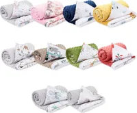 Babydecke Kuscheldecke Baby Decke 75x100 cm - Kinderdecke Kinderwagen Blanket Babydecken Kinderwagendecke und Erstausstattung für Neugeborene und Kinder