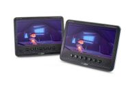 Caliber Tragbarer DVD-Player für das Auto - Set mit 2 Bildschirmen - 7 Zoll - mit Akku für 1,5 Stunden Spielzeit (MPD278T)