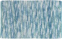 WENKO Bade Matte Teppich Bad Vorleger Dusche WC 60 x 90 cm Urdu Blau Accessoires