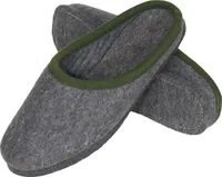 PANTOFFELMANN Wollfilz Pantoffel Filzpantoffeln Herren Damen Winter Hausschuh Filz Pantoffeln grau 50