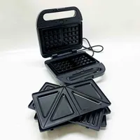 Waffeleisen HWM750BD 3-in-1-Sandwichmaker, Waffeleisen & Kontaktgrill