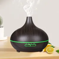 Aroma Diffuser 500ml Luftbefeuchter, Ultraschall Vernebler, 8 Farben LED, 4 Timer, Abschaltautomatik, Air Humidifier für Schlafzimmer/Büro/Yoga-Dunkel