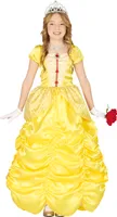 Gelbe Prinzessin Kinder Kleid, Größe: 7 - 9 Jahre Farbe: Gelb