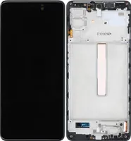 Original Samsung Galaxy M53 M536B Super Amoled Display Touchscreen Bildschirm Rahmen Schwarz & Werkzeug