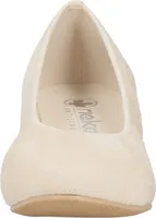 Rieker Damen Pumps mit runder Zehenform und Blockabsatz 44650, Größe:40 EU, Farbe:Beige
