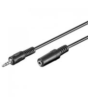 Kopfhörer- und Audio Verlängerungskabel AUX; 3-pol. 3,5 mm, 5 m
