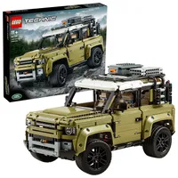 LEGO 42110 Technic Land Rover Defender, model auta, terénne vozidlo 4x4 pre deti od 11 rokov a dospelých, zberateľský predmet
